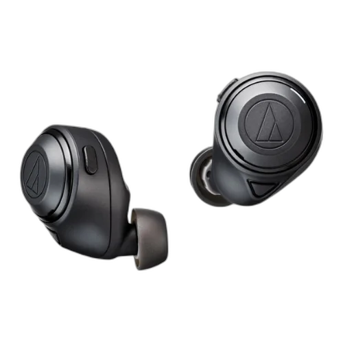Fone de Ouvido Audio-Technica ATH-CKS50TW BK True Wireless ANC Solid Bass Drivers 9mm Bateria até 20h Black