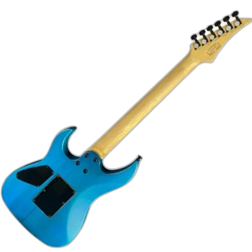 Guitarra Waldman WIG450X TBLS Trans Blue Satin com Captadores HSH e Ponte Floyd Rose