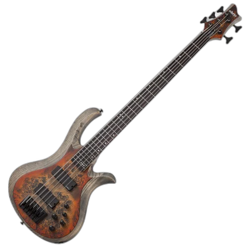 Contrabaixo Schecter Riot-5 Inferno Burst com Captadores Schecter Diamond Bass e Ponte Schecter Custom Bass 1453
