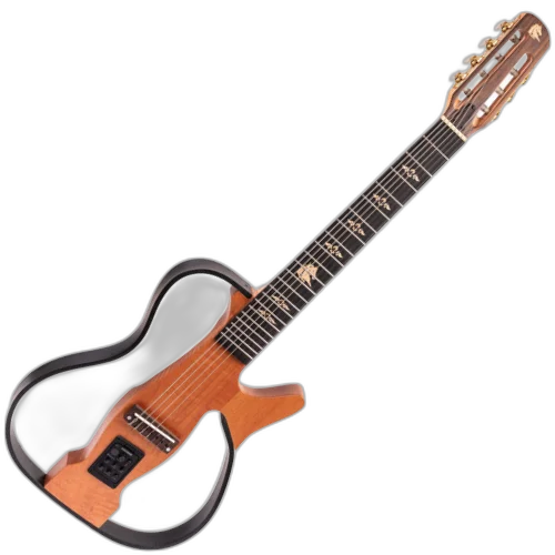 Violão Elétrico Marquês 7-VN-133NSEQ 7 Cordas Natural Fosco Vazado Cutaway com Fishman Clasica III