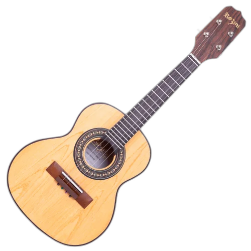Cavaco Eletroacústico Rozini RC10.EL.F Estudante Caixa Larga Fosco com Captador Piezo - Tampo Marfim Lateral Imbuia Braço Cedro