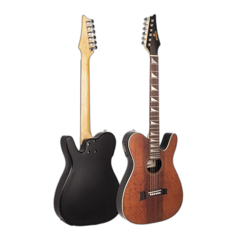 Violão Eletroacústico Marquês VA44 MV EQ Flat Sonic Mahogany Veluto Aço com MET-A08