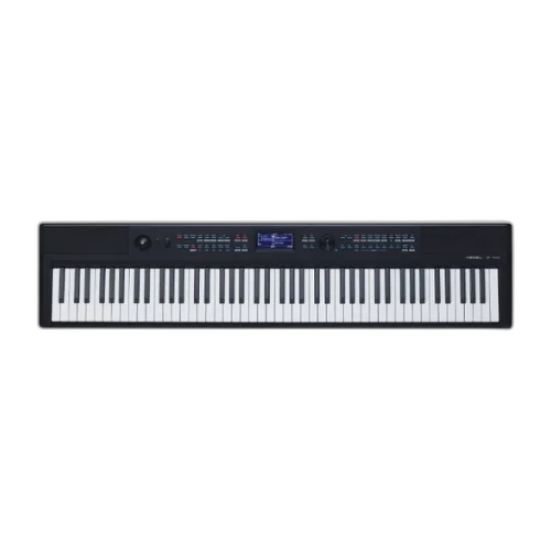 Teclado Medeli SP-A500 Preto com 88 Teclas Ação Graduada Compacta GAC e 750 Timbres Pré-Definidos
