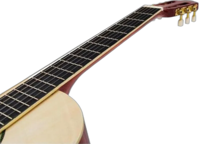 Violão Acústico Harmonics GNA-111 Nylon Natural Canhoto com Cordas de Nylon e Acabamento Verniz Brilhante
