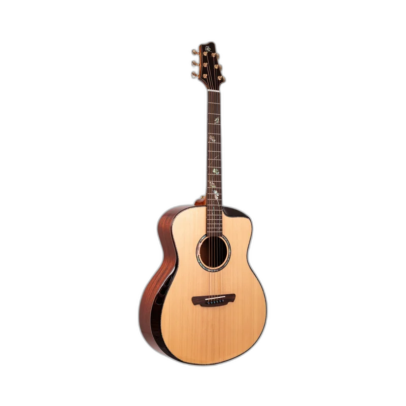 Violão Eletroacústico Marquês VA193 NT EQ Grand Auditorium Natural Brilho Aço com Guitto Double