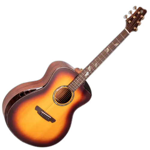 Violão Eletroacústico Marquês VA193 CT EQ Grand Auditorium Castanho Brilho Aço com Guitto Double