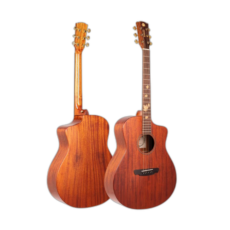Violão Eletroacústico Marquês VA203 MG EQ Grand Auditorium Mahogany Brilho Aço com Double B1G