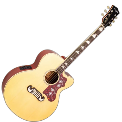 Violão Eletroacústico Marquês VA209 NT EQ Jumbo Cutaway Natural Brilho Aço com Fishman Presys+