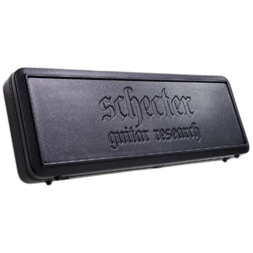 Case Schecter SGR-Universal Guitar Hardcase Black com Interior Black e Compartimentos Internos 1622