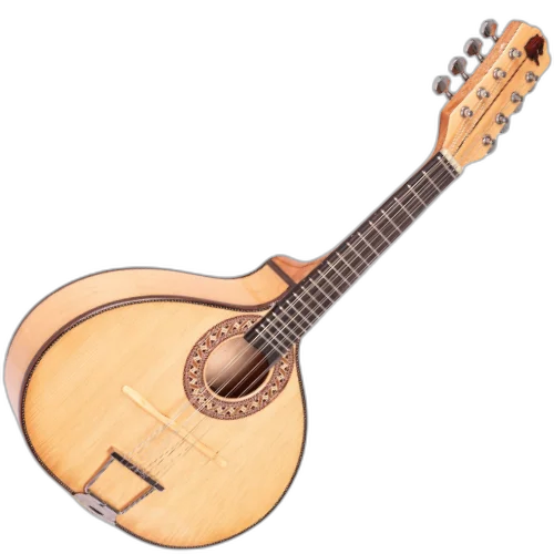 Bandolim Eletroacústico Marquês Musical BND185 NT EL Natural Brilho Maciço com Tampo Pinho Alemão Maciço e Captador Passivo Cap-06