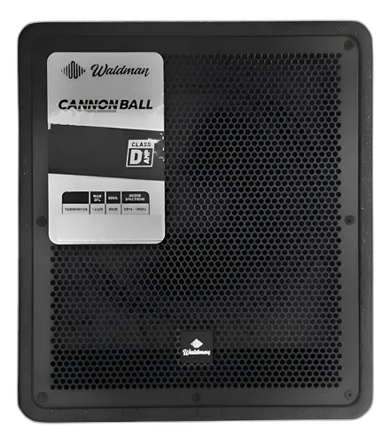 Subwoofer Ativo Waldman CB-SUB 12N 450W RMS Preto