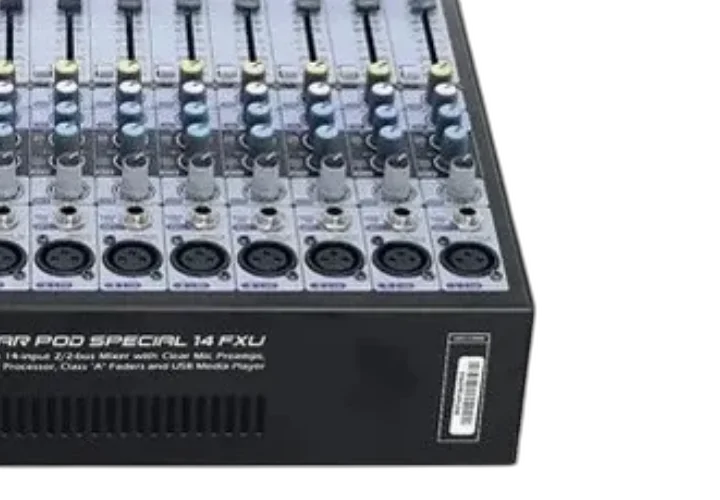 Mesa de Som Waldman CPS-14FXU 14 Canais (8 XLR) com Efeitos Integrados 32-Bit e Conectividade USB/Bluetooth