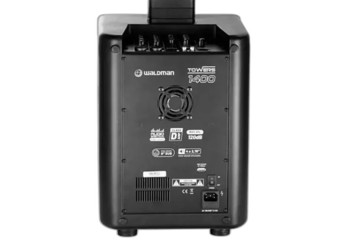 Sistema de Torre Ativo Waldman TWR-1400 8" Vertical Array com 1400W de Pico