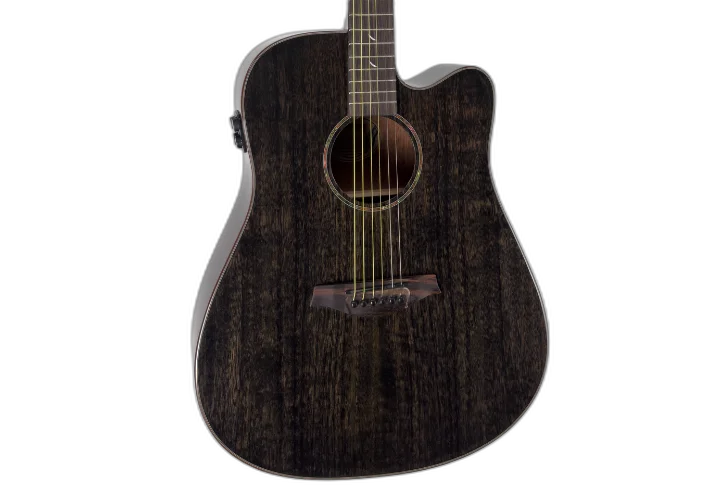 Violão Eletroacústico Aço Waldman Opus Grand DCFX-1441 Black