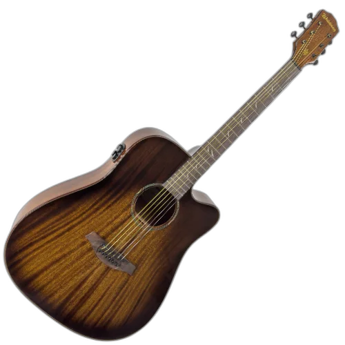 Violão Eletroacústico Aço Waldman Opus Grand DCFX-1441 Brown Burst