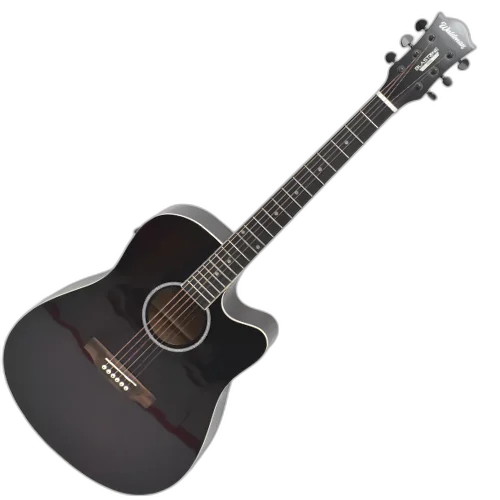 Violão Eletroacústico Aço Waldman DCE141 DBN Linha Blastone Fine Dark Brown