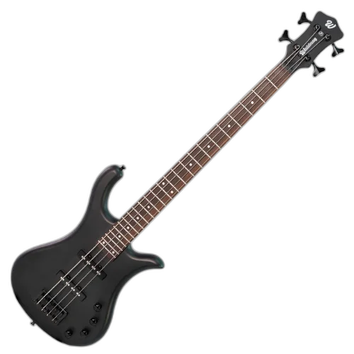 Contrabaixo 4 Cordas Ativo Waldman WB300A Black Satin com Captadores JJ Cerâmicos e Controles Master Volume e 3 Tons