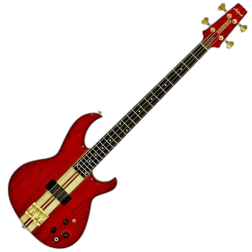 Contrabaixo Japonês Aria Pro II SB-1000 4 Cordas Paduak Red com Captador MB-1E e Circuito Ativo BB