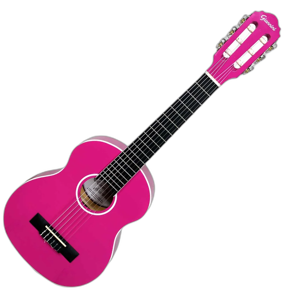 Violão Acústico Náilon Giannini Start NR PKG Pink Glossy