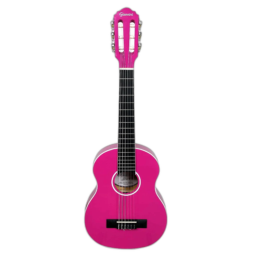 Violão Acústico Náilon Giannini Start NR PKG Pink Glossy