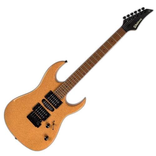 Guitarra Waldman WIG170 SPBZ Sparkle Bronze com Captadores HSH Cerâmicos e Ponte Tremolo Semi-Flutuante 2 Pivôs