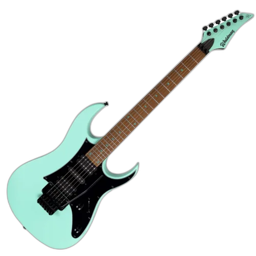 Guitarra Waldman WIG250 LG Light Green com Captadores HSH Cerâmicos e Ponte Floyd Tremolo Black e Bag