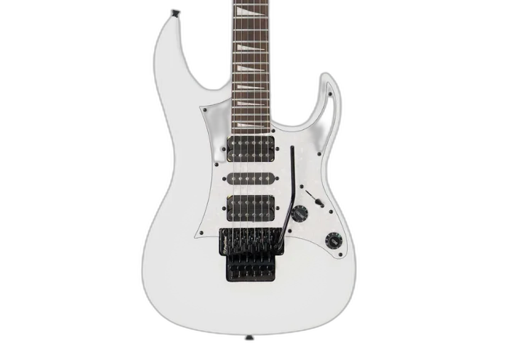 Guitarra Waldman WIG350 WH White com Captadores HSH Cerâmicos e Ponte Floyd Rose Original Flutuante