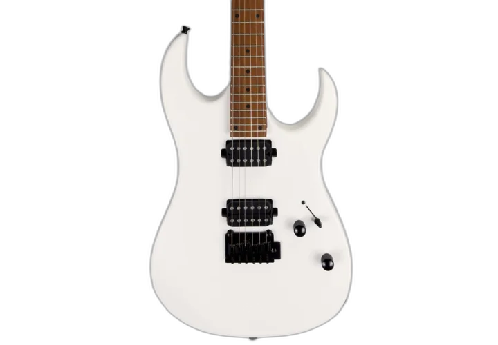 Guitarra Waldman WIGR120 WH White com Captadores HH Cerâmicos e Ponte Tremolo Semi-Flutuante 2 Pivôs