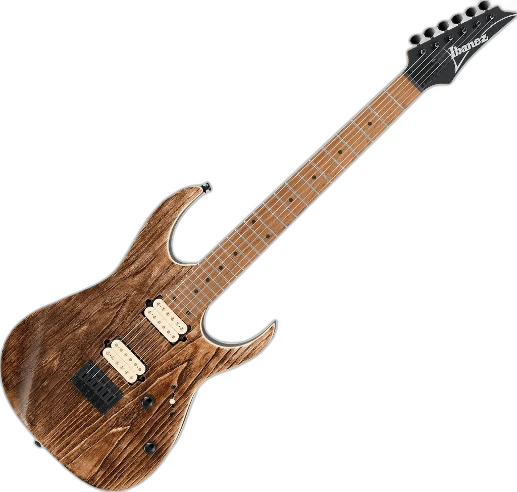 Guitarra Ibanez RG421HPAM ABL Antique Brown Stained Low Gloss com Tampo Ash e Captadores DiMarzio Air Norton/Tone Zone HH