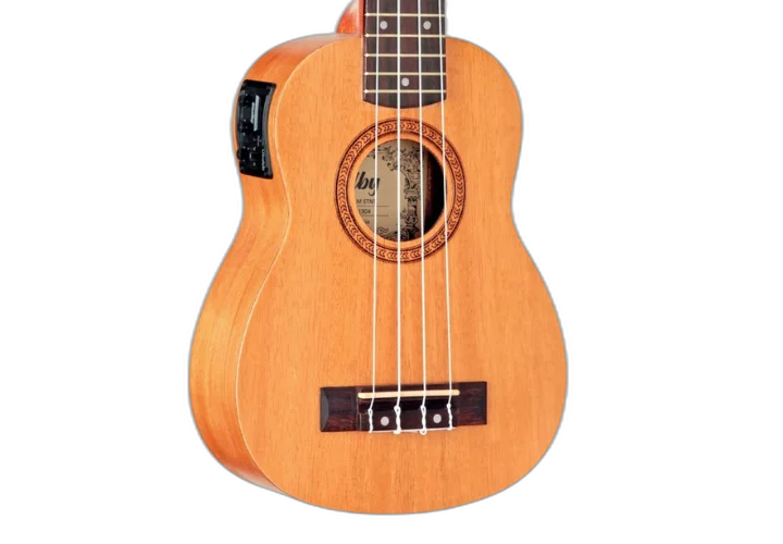 Ukulele Soprano Eletroacústico Shelby SU 21ME Mogno com Pré-amplificador e Tarraxas Blindadas