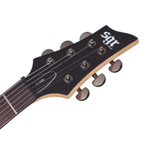 Guitarra Schecter C-7 SGR Walnut Satin com Captadores Diamond Plus HH e Ponte Tune-O-Matic String-Thru 3846