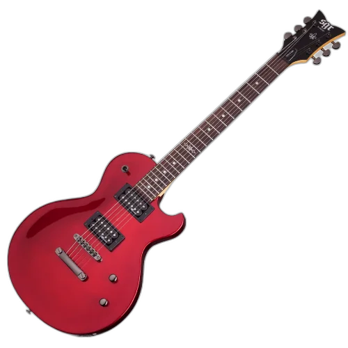 Guitarra Schecter Solo-II SGR Metallic Red com Captadores Diamond SuperRock-II HH e Ponte Floyd Rose Special 3843