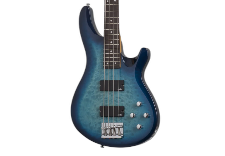 Tampo Quilted Maple Ocean Blue Burst