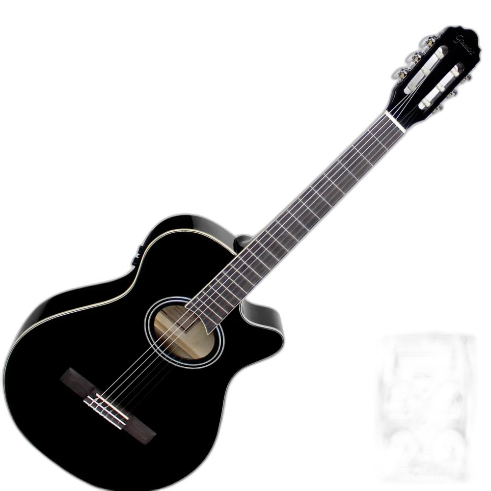 Violão Nylon Eletroacústico Giannini Performance GNF-1D CEQ BK Black