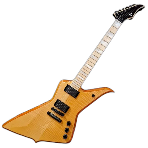 Guitarra Schecter Blood Eagle Rowtop Rawtop com Captadores EMG 81/85 e Ponte TonePros T3PB TOM 4523