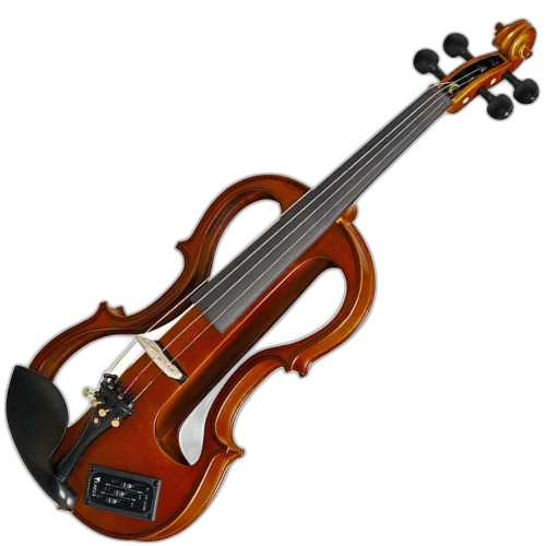 Kit Violino Elétrico Eagle EV744 4/4 Completo com Arco Breu Afinador Cromático Espaleira e Suporte de Partitura