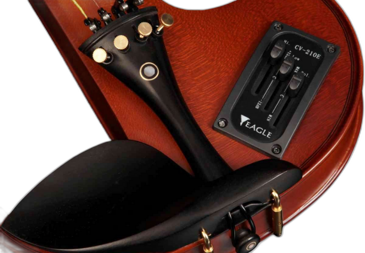 Violino Elétrico Eagle EV744 Corpo Sólido