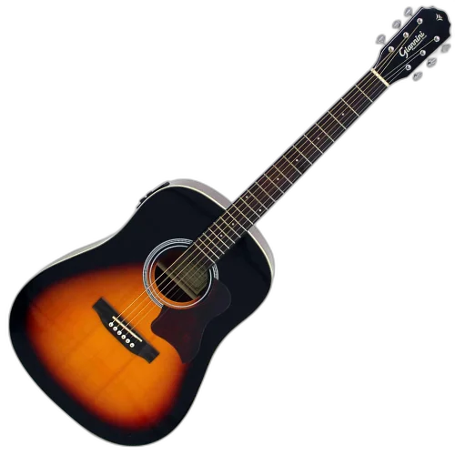 Violão Eletroacústico Giannini Performance Plus GSS Plus EQ Vintage Sunburst VSB com Equalizador MT-3 Ativo 3 Bandas e Afinador Cromático