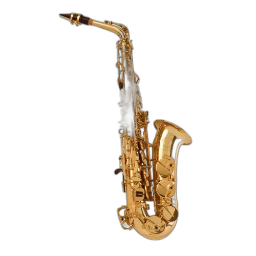 Saxofone Alto Cannonball AA-L Alcazar Gold Lacquered com Chaves Power-Forged Brass e Pads Italian Pisoni Water-Resistant Leather