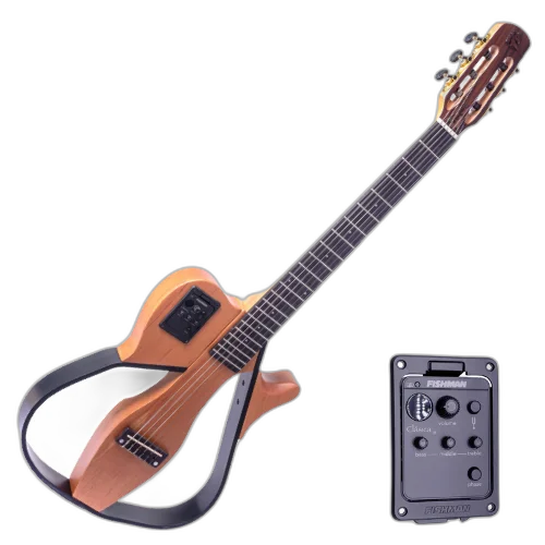 Violão Elétrico Marquês VN-18NSEQ Natural Fosco Vazado Cutaway com Pré Fishman Clasica III EQ 3 Bandas Afinador e Tampo Cedro Inteiriço