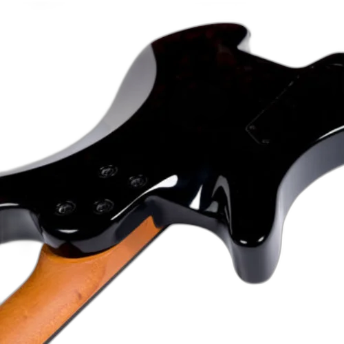 Guitarra Seizi Koi Headless Black HSS com Captadores Seizi Jutsu Alnico V Escala Multi-Scale 25.5"-26.5" Trastes Inox Ponte Fixa Ferragens Pretas e Bag 10361213