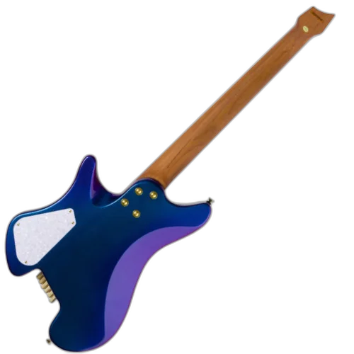 Guitarra Seizi Koi Headless Chameleon HSS com Captadores Seizi Jutsu Alnico V Escala Multi-Scale 25.5"-26.5" Trastes Inox Ponte Fixa Ferragens Douradas e Bag 10361214