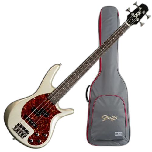 Contrabaixo Seizi Thunder PJ-4 Titanium com Captadores Seizi Jutsu Ativos Single + SplitCoil e Escala Purple Heart e Bag 10360641