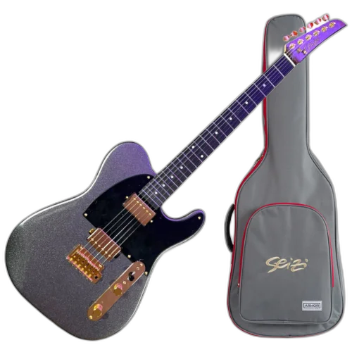 Guitarra Seizi Katana Kabuto TL Space Grey com Captadores Seizi Jutsu Alnico V HH Ponte Flutuante 2 Pivôs e Bag 10360746