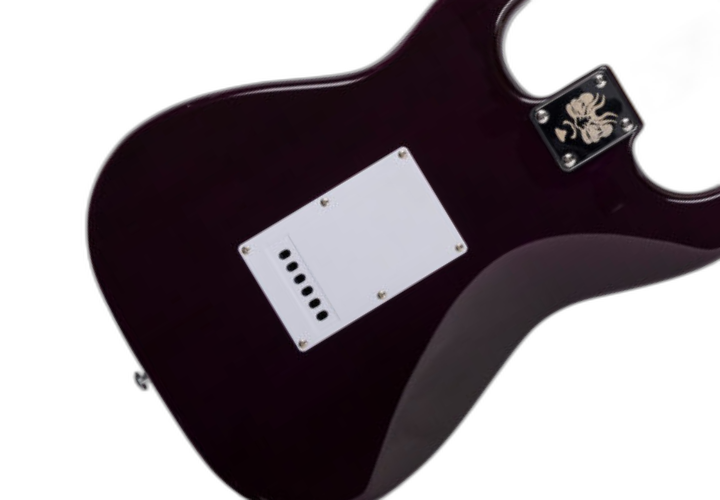 Corpo Basswood com Tampo Quilted Maple Purple Gloss