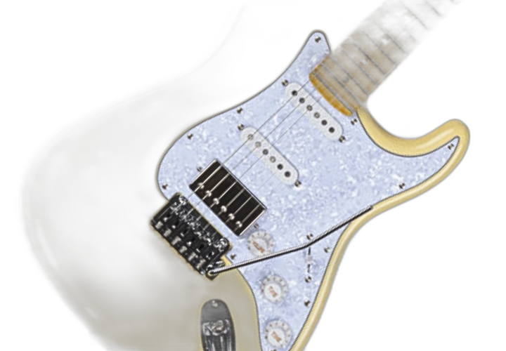 Corpo Superstrato Basswood Cream Gloss Rising Sun