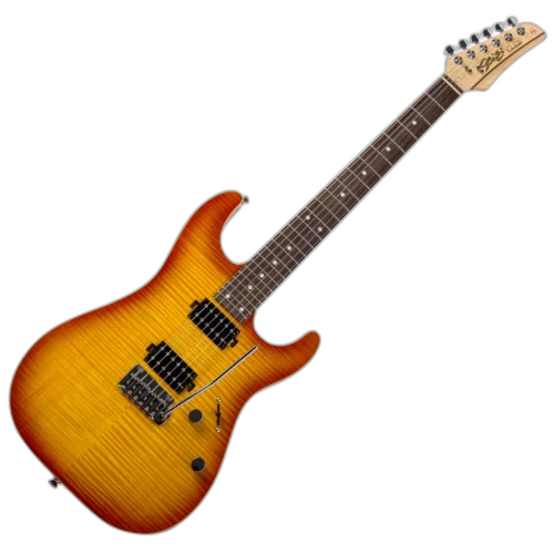 Guitarra Seizi Katana Ozielzinho MK3 Desert Flame com Captadores Seizi Jutsu Alnico V HH Ponte Flutuante 2 Pivôs e Bag 10360740