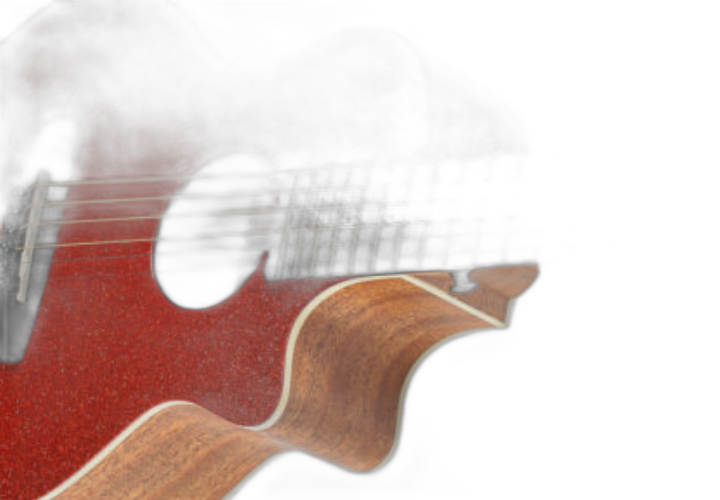 Tampo Spruce Laminado Lava Red Sparkle