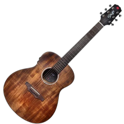 Violão Eletroacústico Seizi Supreme Mini Ryu Mirai Koa com Tampo Koa Sólido Pré Seizi Mirai Efeitos Reverb/Delay/Chorus Desplugado e Bag Armor 10360354