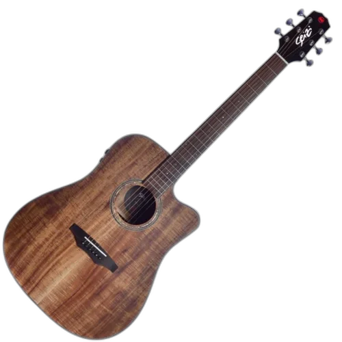 Violão Eletroacústico Seizi Supreme Kaiju Mirai Koa com Tampo Koa Sólido Pré Seizi Mirai Efeitos Reverb/Delay/Chorus Desplugado e Bag Armor 10360433
